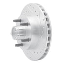 R1 95-97 Ford Ranger (USA/Canada) Front Right Drilled & Slotted Silver Brake Rotor