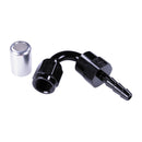 Russell 4AN ProClassic Crimp 120 Degree Hose End - Black