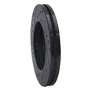 R1 92-95 Toyota MR2 Front Right Drilled & Slotted Black Brake Rotor