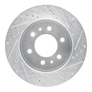R1 09-09 Ford F-150 Front Drilled & Slotted Silver Brake Rotor Set