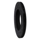 R1 79-83 Toyota Pickup Front Left Drilled & Slotted Black Brake Rotor