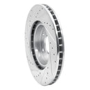 R1 05-12 Acura RL Front Drilled & Slotted Silver Brake Rotor Set
