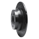 R1 03-16 Mercedes-Benz E280 (Canada) Rear Right Drilled & Slotted Black Brake Rotor