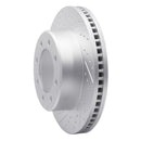 R1 12-21 Nissan Nv1500 Rear Left Drilled & Slotted Geo-Carbon Rotor