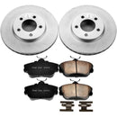 Power Stop 1995 Ford Taurus Front & Rear Z17 Evolution Geomet Coated Brake Kit