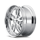 Ridler 608 20x10 / 5x114.3 BP / 0mm Offset / 72.62mm Hub Chrome Wheel