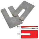 SPC Performance AL Shims 2.5X5X1 deg. (6)