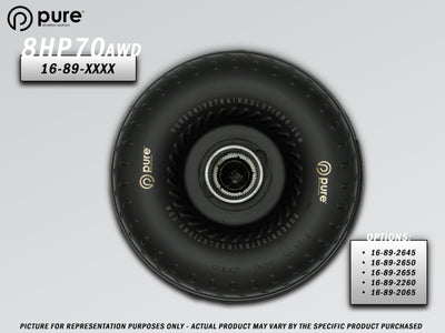 Pure Drivetrain 8HP70 High Performance Billet Race Torque Converter - 26/50 Stator - AWD