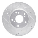 R1 16-26 Honda Accord Front Drill & Slot Silver Rotors