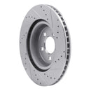 R1 05-23 Dodge Challenger Front Drill & Slot Silver Rotors