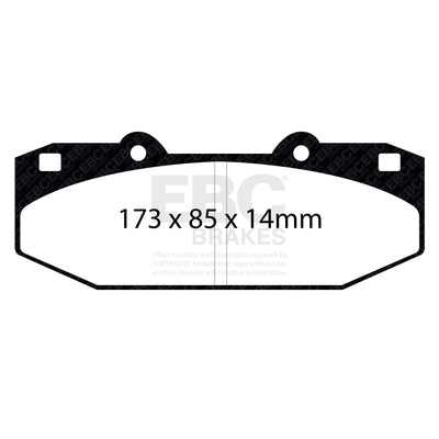 EBC Stoptech 63.309.1303.1 Caliper Bluestuff Brake Pads