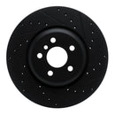 R1 19-22 BMW 430i xDrive Front & Rear Drilled & Slotted Black Brake Rotor Set w/Optimum Pads