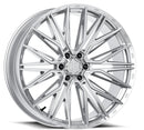 MTX Gangstar Silver Machined 20x10in / 6x135 BP / -18mm Offset / 87.1mm Bore