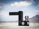 Weigh Safe 6in Drop Hitch w/Built-in Scale & 2.5in Shank (10K/22K GTWR) - Steel