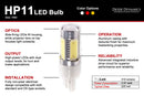 Diode Dynamics 7443 LED Bulb HP11 LED - Amber (Single)