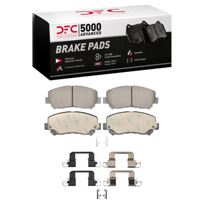 DFC 16-17 Chrysler 200 Front 5000 Advanced Ceramic Brake Pads and Hardware Kit