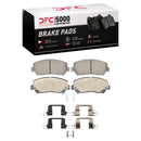 DFC 16-17 Chrysler 200 Front Drilled & Slotted Geoperformance Rotors 5000 Advanced Pads w/Hardware