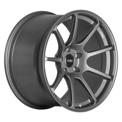 Konig Forged F5R 18x9 5x112 ET42 Ash Silver Wheel (Knurled Bead)