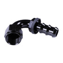 Russell 10AN Twist-Lok 120 Degree Hose End - Black