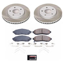 Power Stop 11-14 Nissan LEAF Front and Rear Semi-Coated Rotor Kit