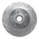 R1 77-95 Buick LeSabre Front Drilled & Slotted Silver Brake Rotor Set