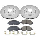 Power Stop 2018 Mitsubishi Eclipse Cross Front & Rear Z17 Evolution Geomet Coated Brake Kit