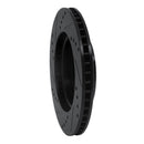 R1 07-17 Nissan TIIDA (Mexico) Front Right Drilled & Slotted Black Brake Rotor