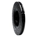 R1 02-09 Buick Rainier Front Right Drilled & Slotted Black Brake Rotor