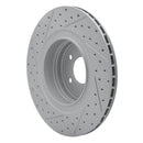 R1 07-08 BMW Alpina B7 Rear Right Drilled & Slotted Geo-Carbon Rotor