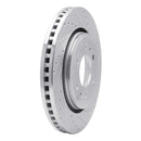 R1 07-21 Ford F-150 RWD Front Right Drilled & Slotted Silver Brake Rotor