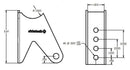 Ridetech Tri Link Axle Bracket