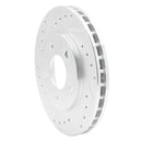 R1 88-96 Buick Regal Front Left Drilled & Slotted Silver Brake Rotor