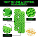 Rhino USA Recovery Traction Boards - Green (Pair)