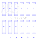 King Engine Bearings Toyota 1Mzfe (Size +0.75mm) Connecting Rod Bearing Set