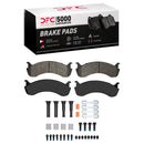 DFC 98-24 BEAVER MOTORCOACH CONTESSA Front/Rear 5000 Adv Semi Metallic Brake Pads & Hardware Kit