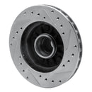 R1 95-97 Ford Ranger (USA/Canada) Front Left Drilled & Slotted Silver Brake Rotor
