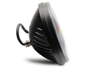 Raxiom 97-18 Jeep Wrangler TJ & JK Axial 7-In LED Headlights w/ DRL - Black Housing (Clear Lens)