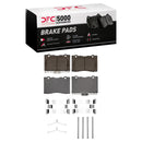 DFC 05-12 Acura RL Front 5000 Advanced Low Metallic Brake Pads and Hardware Kit
