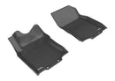 3D MAXpider 2014-2020 Nissan Rogue Kagu 1st & 2nd Row Floormats - Black