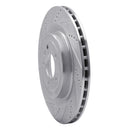 R1 13-17 Land Rover Range Rover Front & Rear Drilled & Slotted Silver Brake Rotor Set