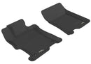3D MAXpider 2008-2012 Honda Accord Coupe Kagu 1st & 2nd Row Floormats - Black