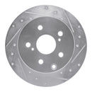 R1 06-18 Toyota RAV4 Front & Rear Drilled & Slotted Silver Brake Rotor Set