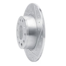 R1 19-25 Volkswagen Jetta Front & Rear Drilled & Slotted Silver Brake Rotor Set