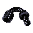 Russell 8AN Twist-Lok 150 Degree Hose End - Black