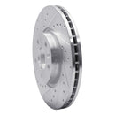 R1 07-18 Land Rover Range Rover Evoque Front Drilled & Slotted Silver Brake Rotor Set
