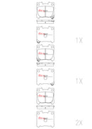 DBA 2022+ Toyota GR Corolla RP Performance Rear Brake Pads