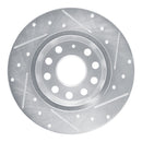 R1 19-25 Volkswagen Jetta Front & Rear Drilled & Slotted Silver Brake Rotor Set