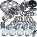 Eagle Chevy 350 1Pc 3.750in Crank 5.700in I-Beam Rods 4.040in Pistons 168 Tooth FP Balanced Assembly