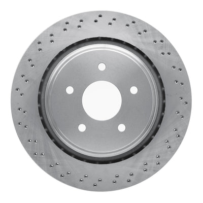 DFC 06-13 Cadillac XLR Rear Drilled Brake Rotor