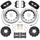 Wilwood 89-98 Nissan 240SX/89-94 Skyline/90-96 300ZX Aerolite 6R Fr BBK w/ 14in SLT Rotors - Black